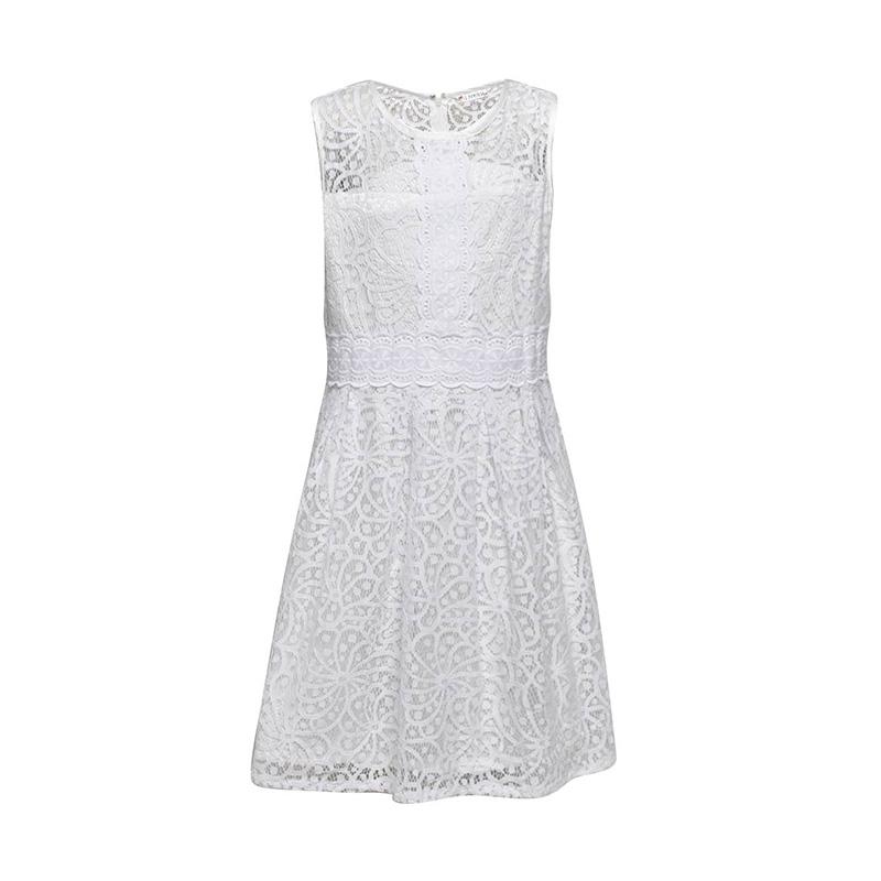 Miss Monique MDW 462 WH Kids Girls Dress Anak - White