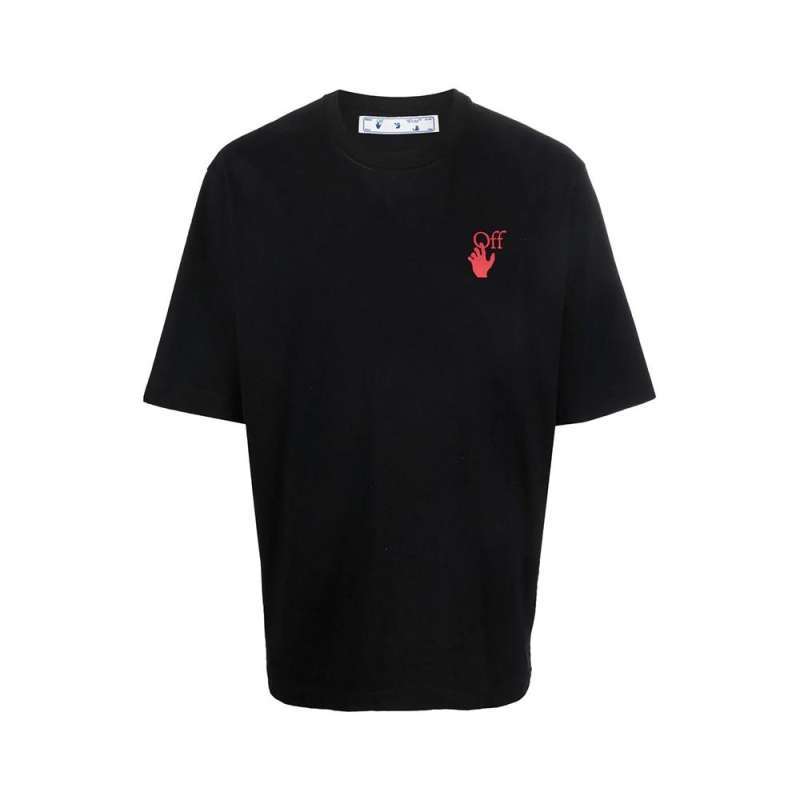 Promo Off-White Arrow T-Shirt Black Red 