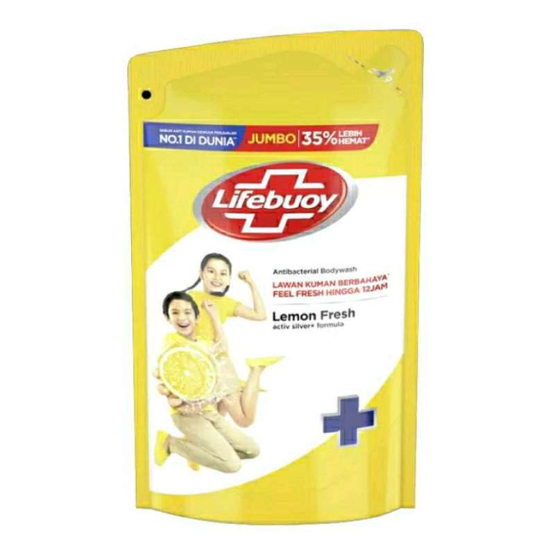 Lifebuoy Body Wash Sabun Cair Lemon Fresh Refill 850mL
