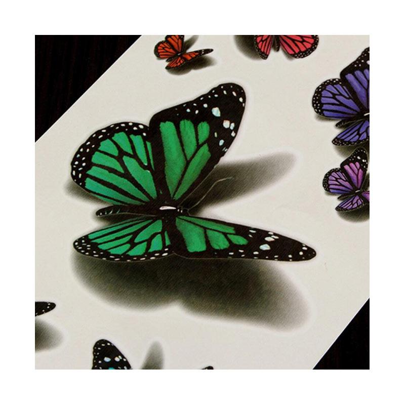 Download Bluelans 3d Temporary Colorful Butterfly Tattoo Sticker Body Art Removable Waterproof Hot Terbaru Juli 2021 Harga Murah Kualitas Terjamin Blibli