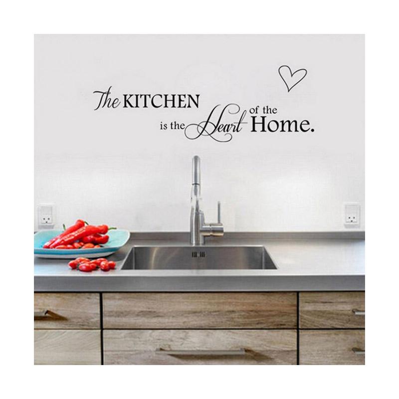 Jual Bluelans Kitchen Letter Removable Vinyl Wall Stickers Mural Decal Quotes Art Home Decor Online November 2020 Blibli Com