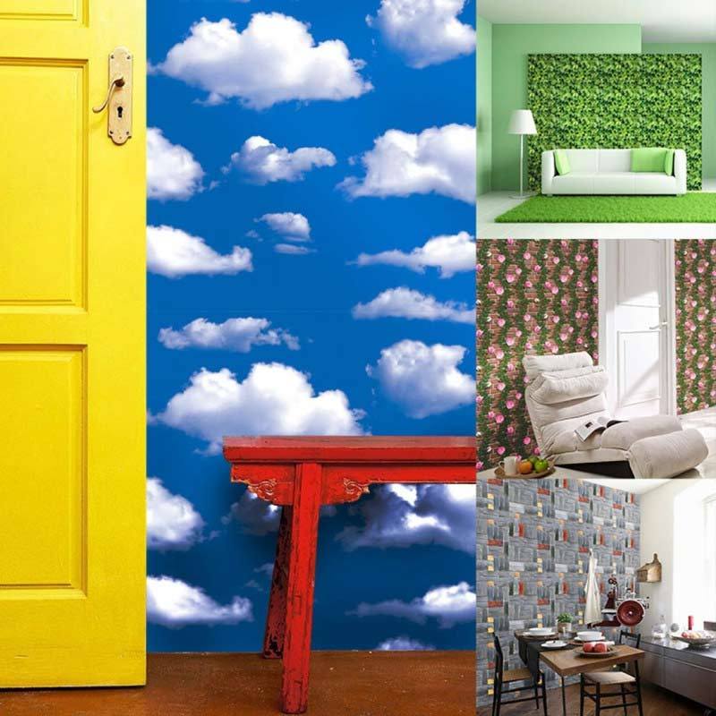 Jual Bluelans Fashion Sky Bedroom Living Room Wall Art Sticker