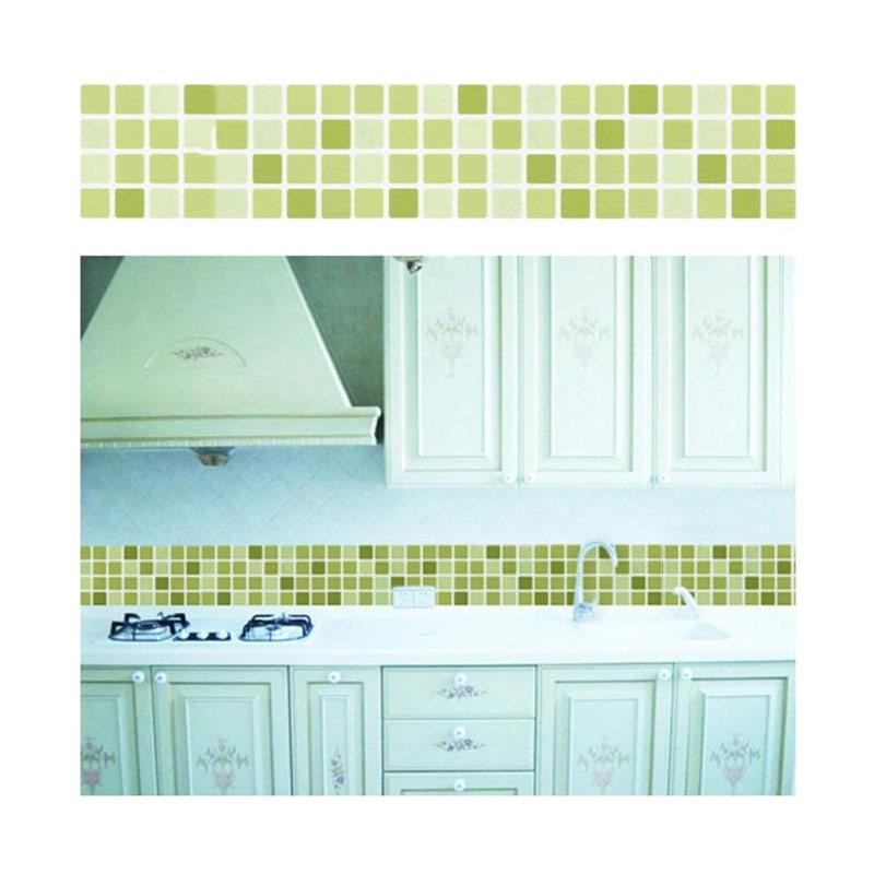 Jual Bluelans Mosaic Wall Stickers Bathroom Waterproof Backsplash