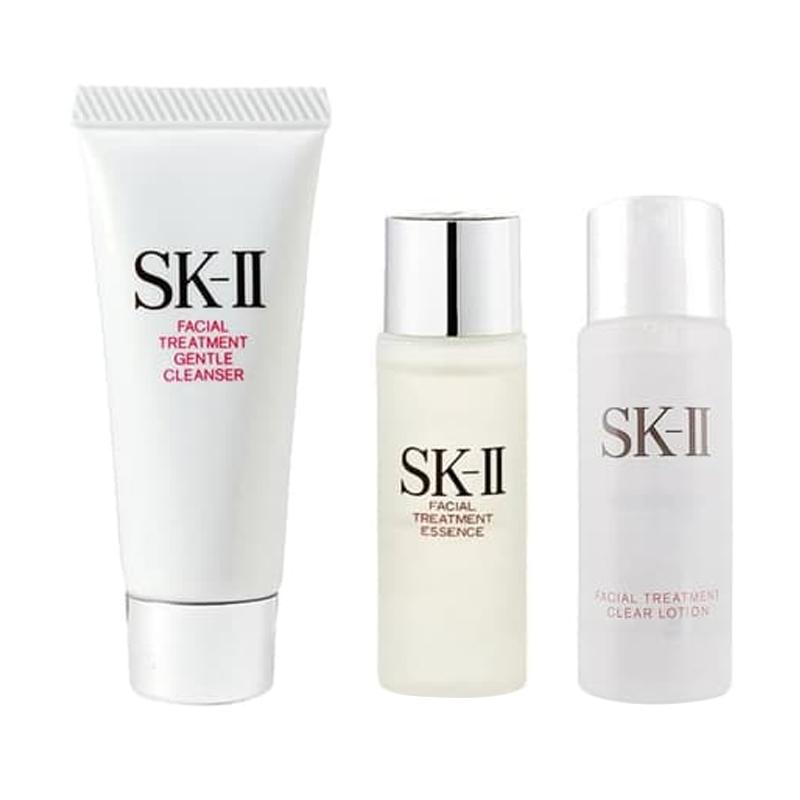 Jual Sk Ii Sk2 Basic Set Paket Perawatan Wajah Original Fte 30 Ml Fcl 30 Ml Gentle Cleanser 20 G Online September 2020 Blibli Com