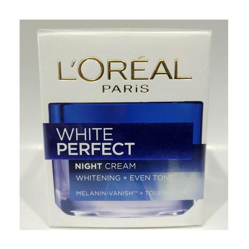manfaat loreal white perfect night cream