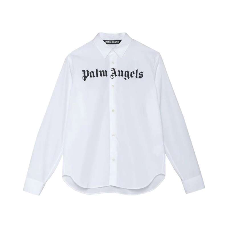 Jual Palm Angels Logo Print Shirt White 