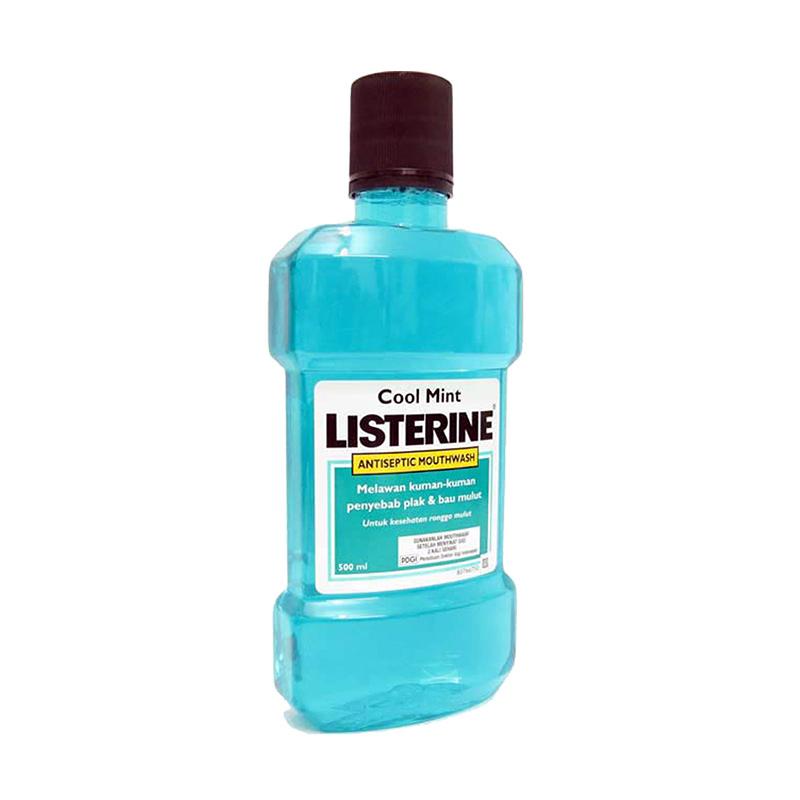 Listerine Cool Mint Obat Kumur 500 Ml Terbaru Agustus 2021 Harga Murah Kualitas Terjamin Blibli