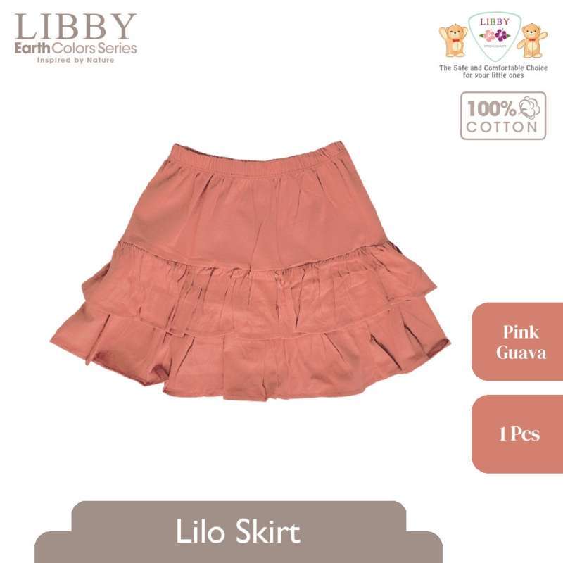 Jual Libby Earth Colors Lilo Skirt 3-6thn (1pcs/pack) 3-4y Pink