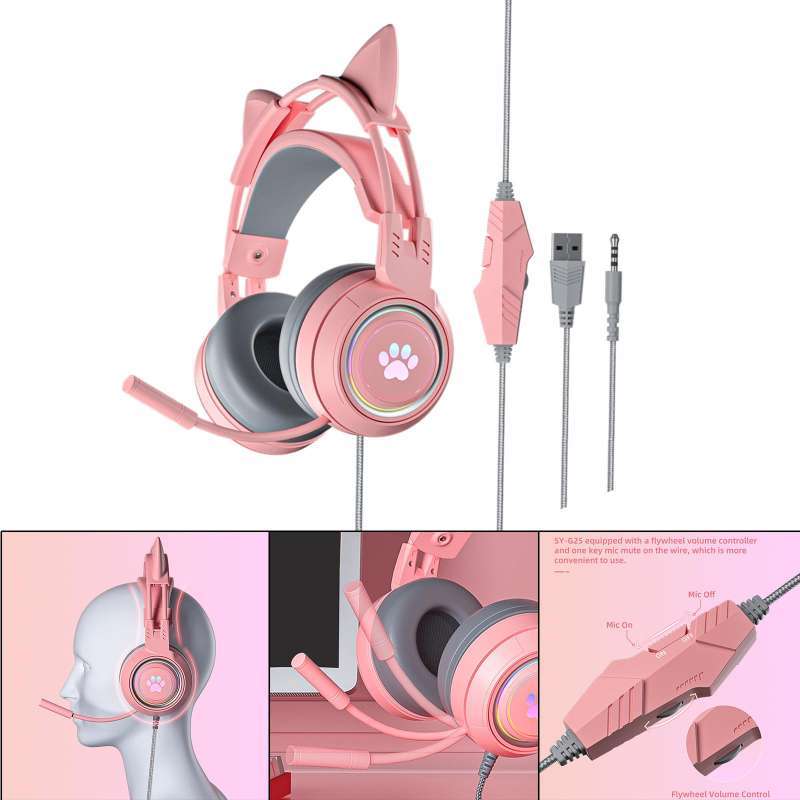 Promo Wired Gaming Headset Sy-G25 with 