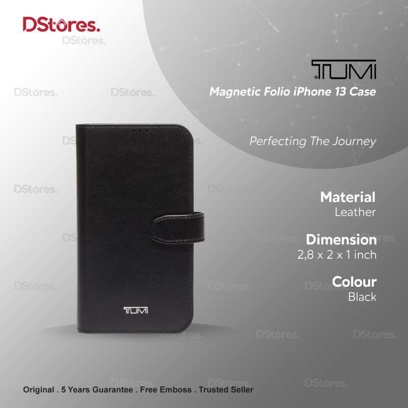 Jual TUMI Magnetic Folio iPhone 13 Case di Seller Dstores Men
