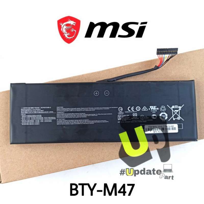 Promo Battery Baterai Msi Gs40 6qe Re Gs43vr 7re Ms 14a3 Ms 14a2 Bty M47 Di Seller Nawa Khaira Kota Jakarta Barat Dki Jakarta Blibli