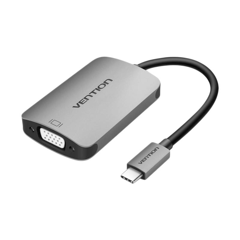 Jual Vention Cgkha Usb Type C To Vga And Hdmi Converter Adapter Online Oktober 2020 Blibli Com