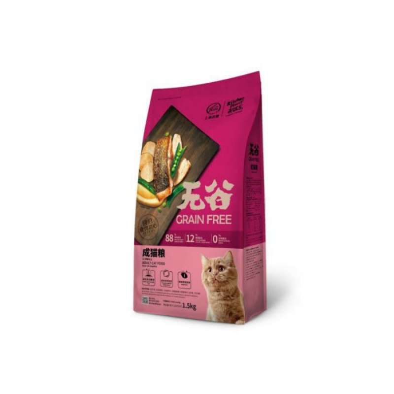 Jual Kitchen Flavor Grain Free Adult 1.5kg Cat Food Makanan Kucing Di Seller Khanza Store Cengkareng Timur Kota Jakarta Barat Blibli