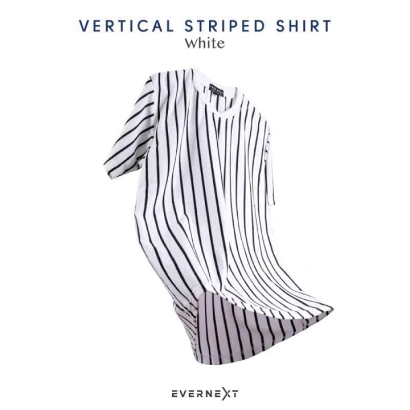 Promo Kaos Stripe Vertical Cowok Cewek 