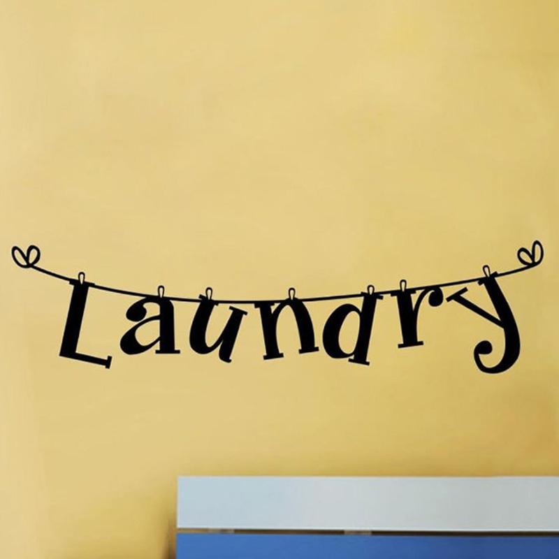 Jual Bluelans Fashion Laundry Letters Room Home Bedroom Decor