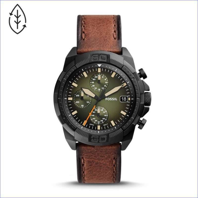 Jual Fossil Bronson Chronograph Luggage 