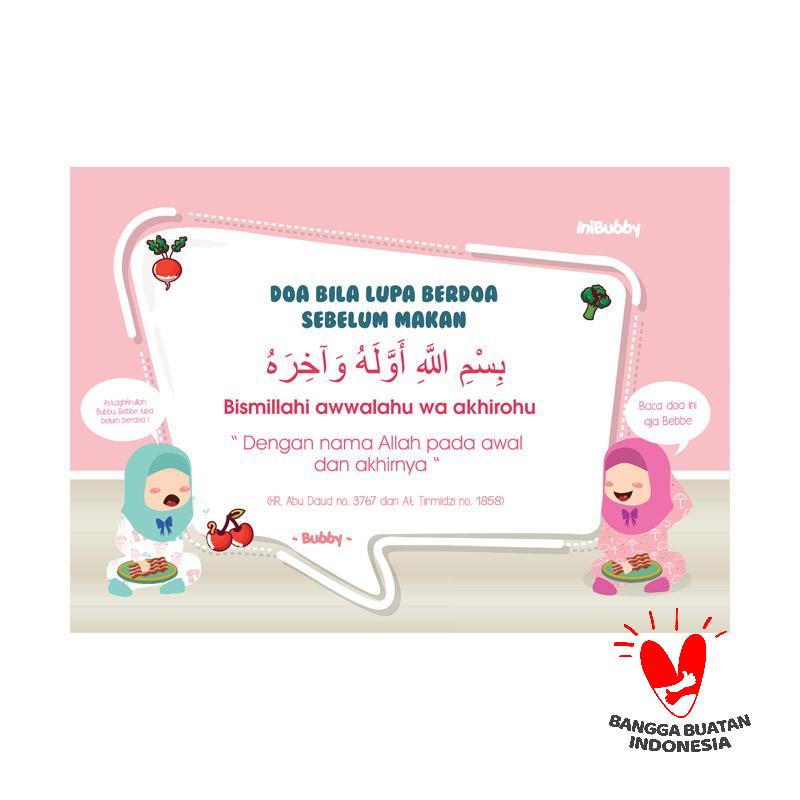 Jual Bubby Stiker Bubbe Doa Bila Lupa Berdoa Sebelum Makan Stiker