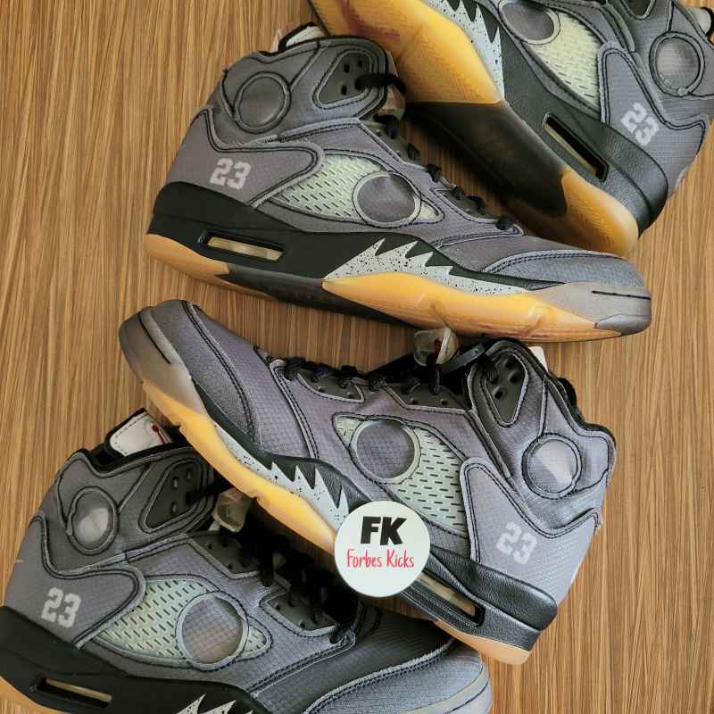 Air Jordan Retro Off-White Off White Black || sail black metallic