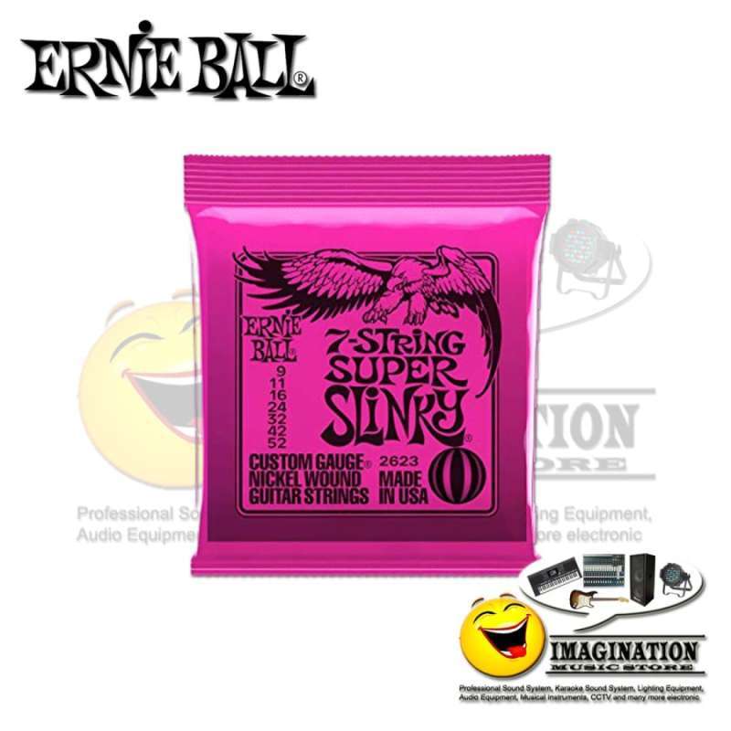 Jual Ernie Ball 2623 Nickel 7 super Slinky Guitar Strings 9 52 Di Seller Imagination Music Store Karang Anyar Kota Jakarta Pusat Blibli
