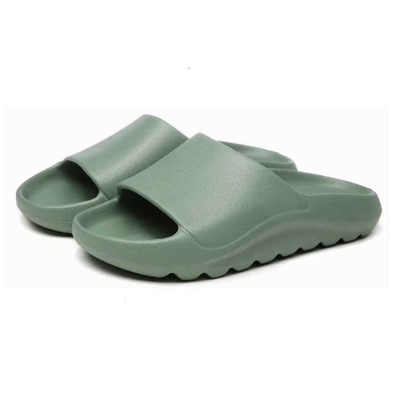Hamlin Coots Sandal Rumah Unisex Anti-Slip Slippers Light Comportable  Material EVA Soft ORIGINAL Green