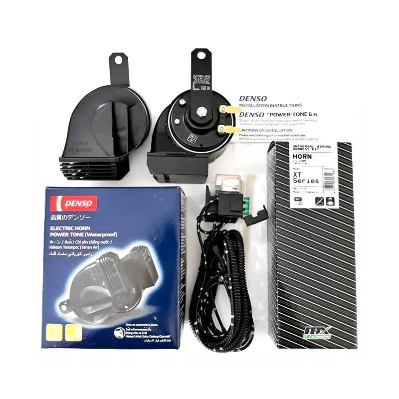 Jual Denso Waterproof Klakson Keong Plus Kabel Set Relay Murah
