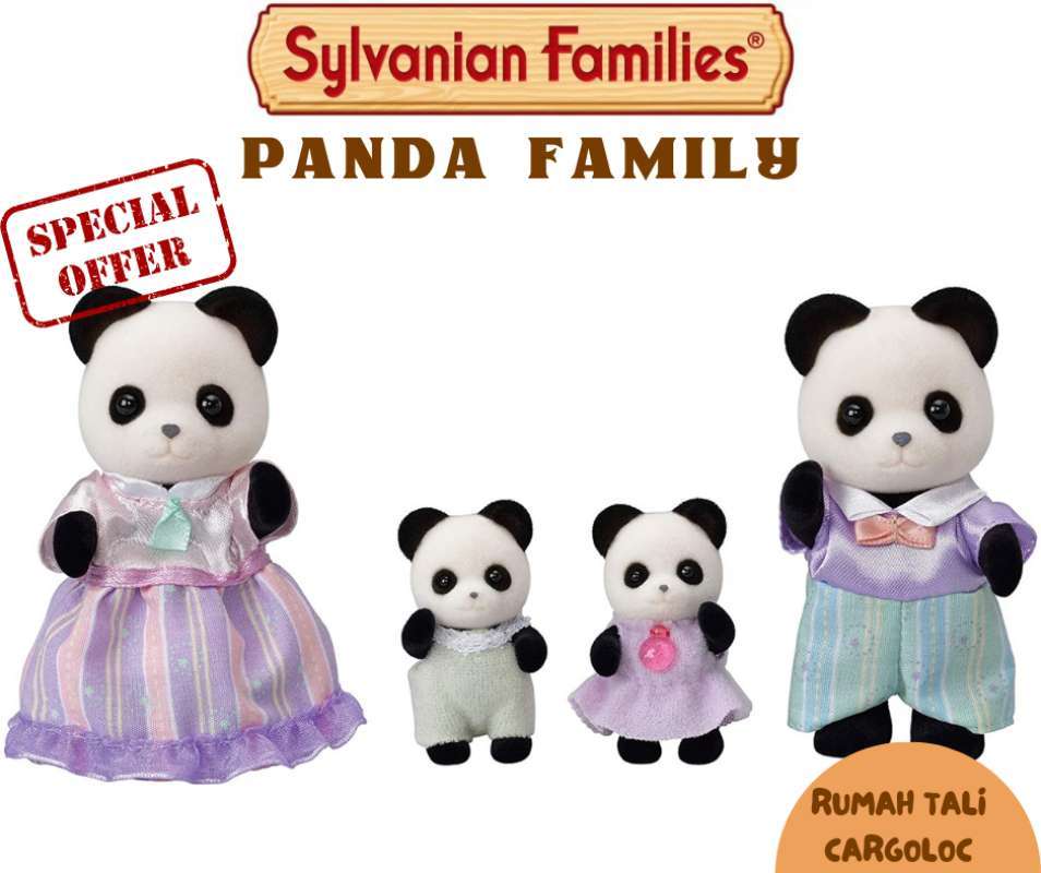 Jual Sylvanian Families PANDA FAMILY (EPOCH JAPAN) di Seller Main