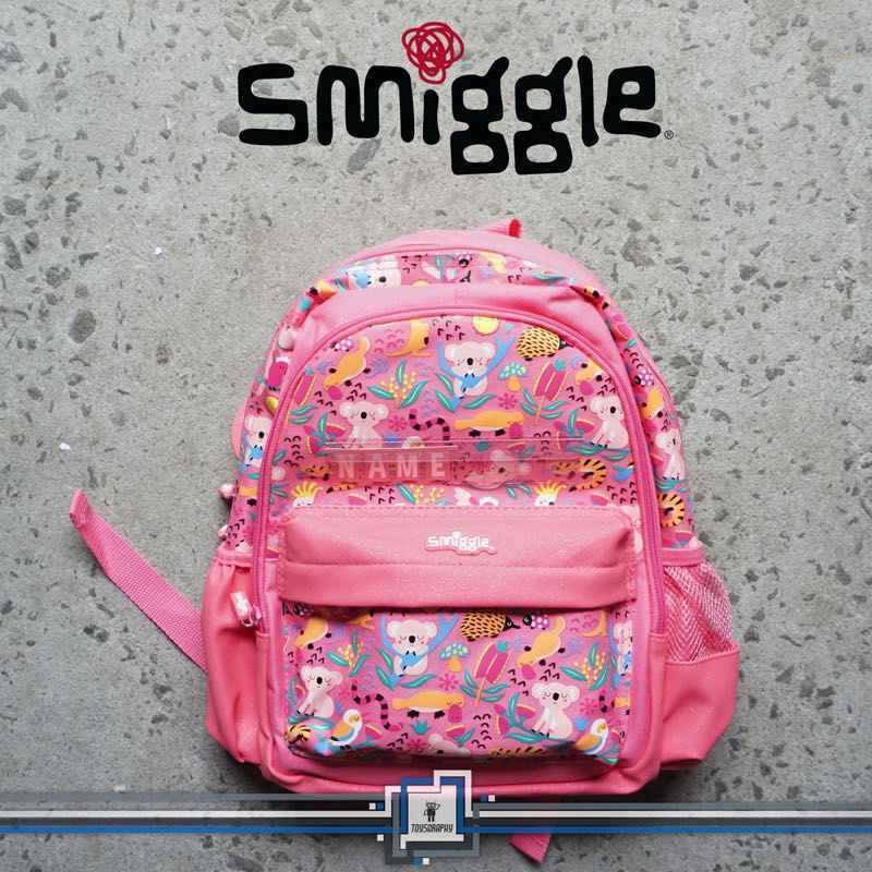 smiggle pink backpack