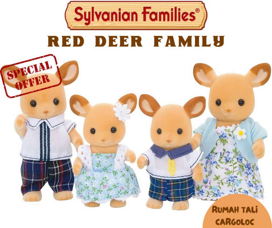 Sylvanian Families RED DEER FAMILY