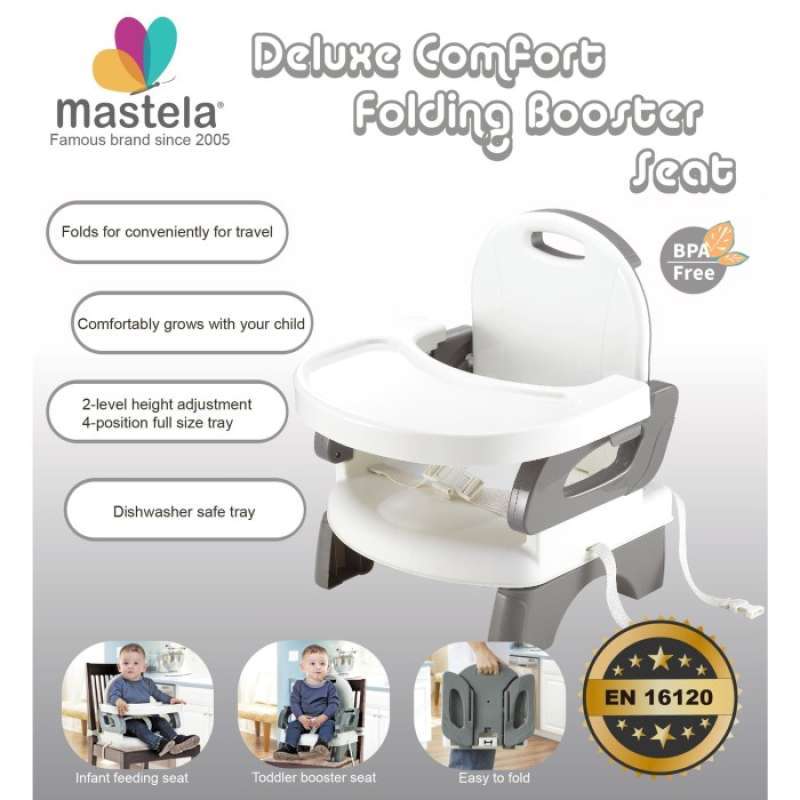 Promo Gratis Ongkir Mastela Folding Booster Seat Kursi Makan