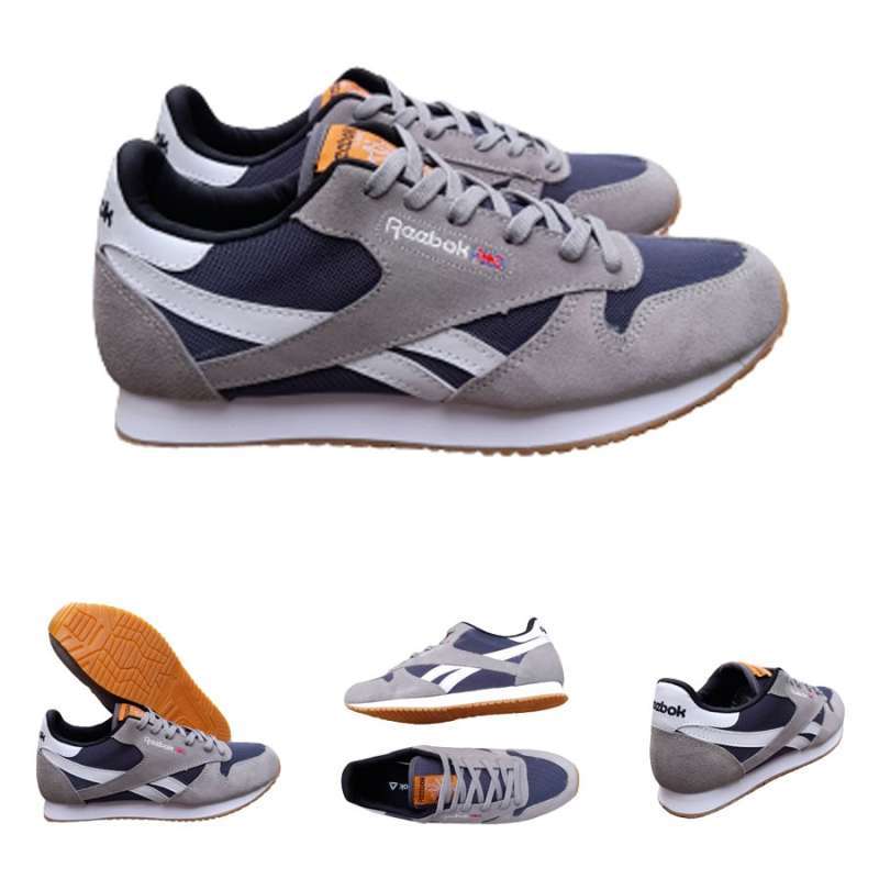 Jual Sepatu Sneaker Casual Pria Reebok Classic Leather Man Import