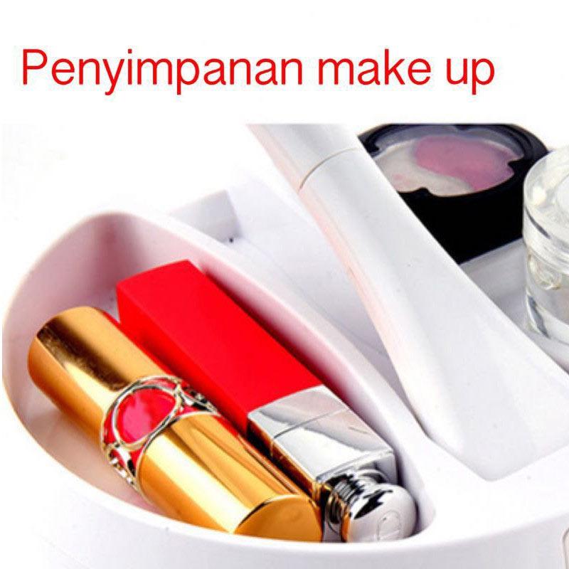 Jual Oem Lipat Vanity Mirror Pembesar Rias Dua Sisi Kosmetik Led 10x Kompas Foldable Lampu Makeup Cermin Murah September 2020 Blibli Com