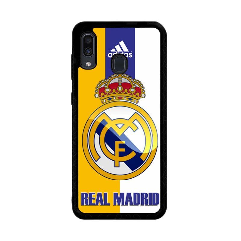 Flazzstore Real Madrid Logo X3101 Premium Casing For Samsung Galaxy A20