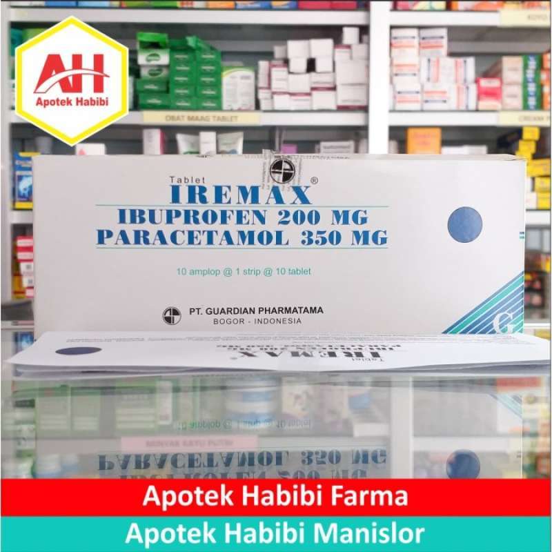 Iremax ibuprofen 200 mg paracetamol 350 mg