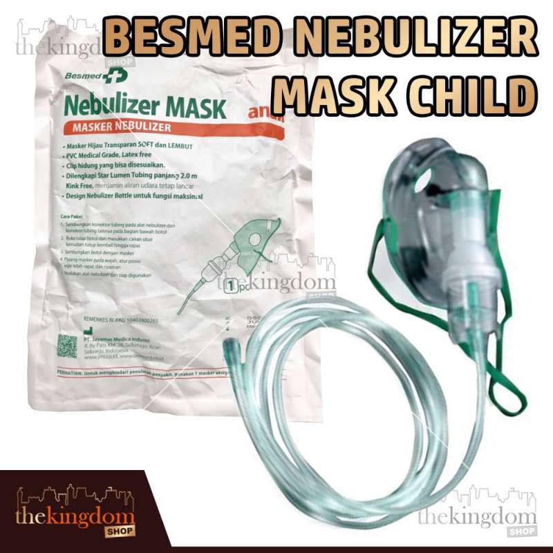 Jual Besmed Nebulizer Mask Child Masker