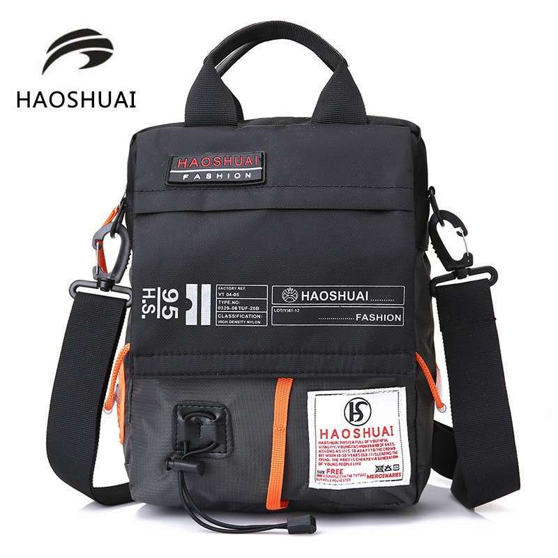 Jual HAOSHUAI 206 1 Tas Selempang Pria Waistbag Pria Waterproof
