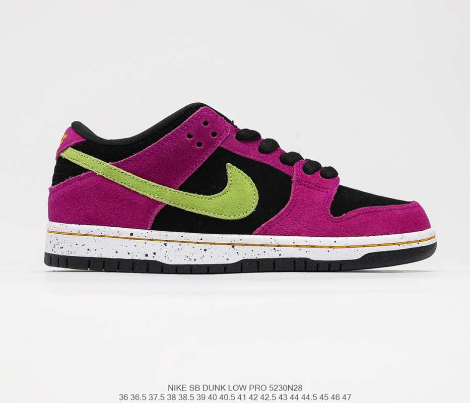 nike dunk low red plum