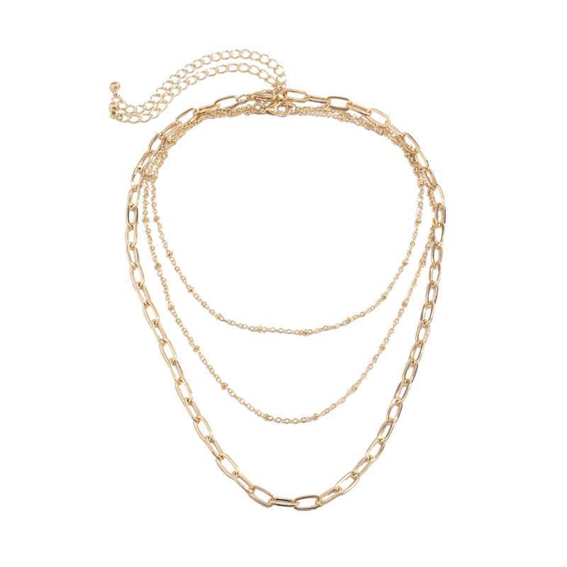 Jual Womens Crystal Multi-Layer Choker 