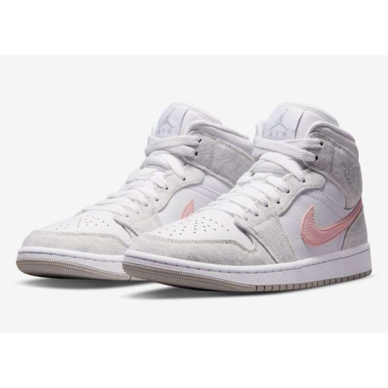 Jual NIKE Air Jordan 1 Mid Light Iron Ore Women Sizing di Seller