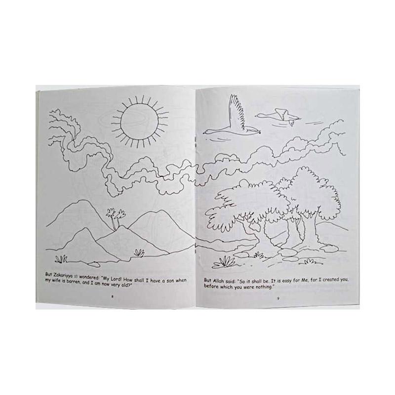 The Story Of The Prophet Zakariya Colouring Children S Stories From The Quran Activity Buku Anak Anak