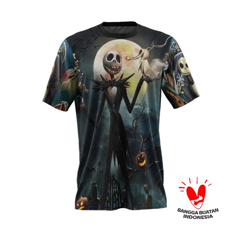 Jual Fika Nightmare Before Christmas Art 3 3d Full Print Short Sleeves T Shirt Anak Unisex Pre Order Online September 2020 Blibli Com