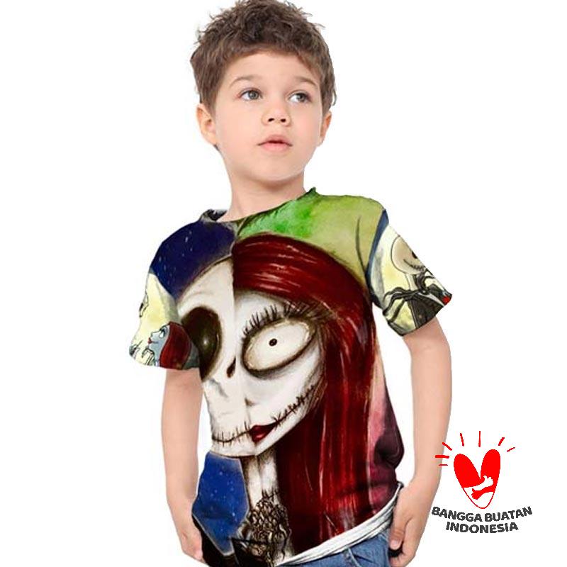 Jual Fika Nightmare Before Christmas Art 9 3d Full Print Short Sleeves T Shirt Anak Unisex Pre Order Online November 2020 Blibli Com
