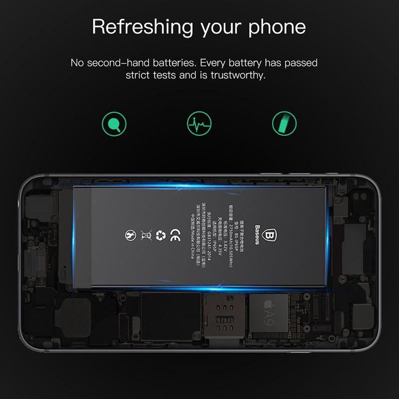 baseus high capacity battery for iphone 7 2250 mah