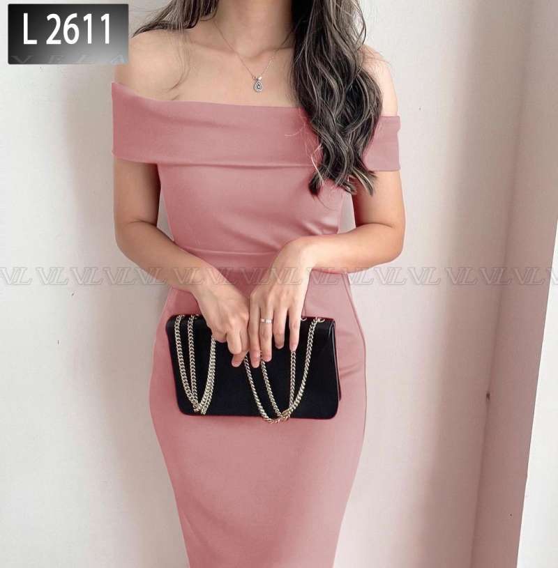 Sabrina long dress cheap