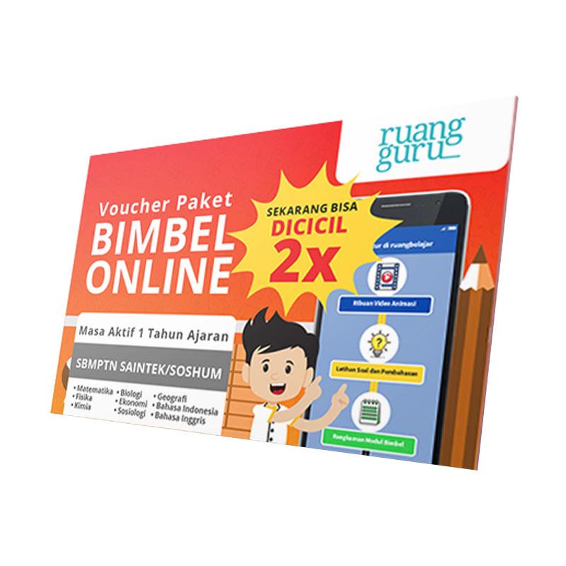 Jual Ruangguru Cicilan 1 Ruangbelajar E Voucher 1 Tahun Sbmptn
