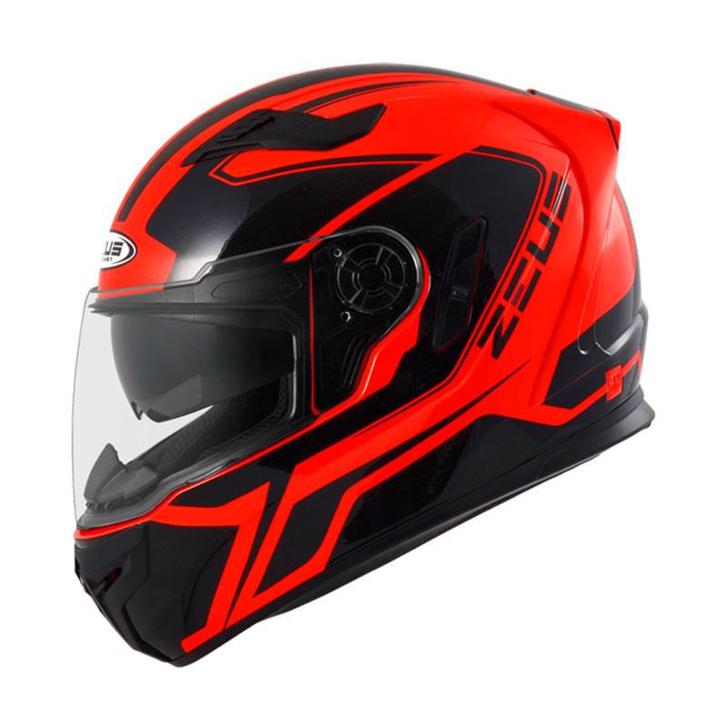 Jual Zeus 813 AN5 Helm Full Face XL Red Black di Seller Mitra