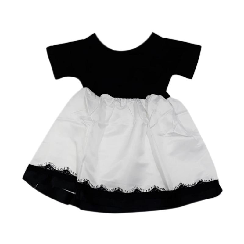 Jual Verina Baby Dress Anak White Black Online September 2020 Blibli Com