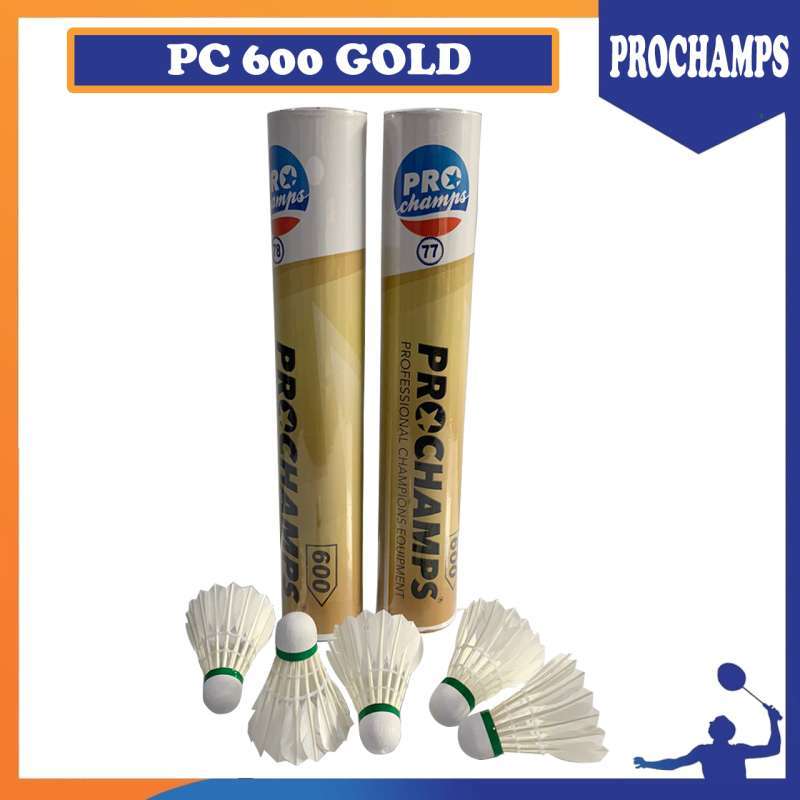 Promo PROCHAMPS 600 / PC600 / PC 600 GOLD SHUTTLECOCK ...