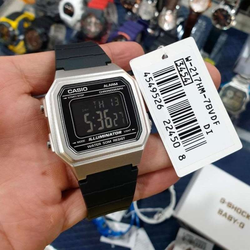Promo CASIO W-217HM-7BVDF - Jam Tangan 