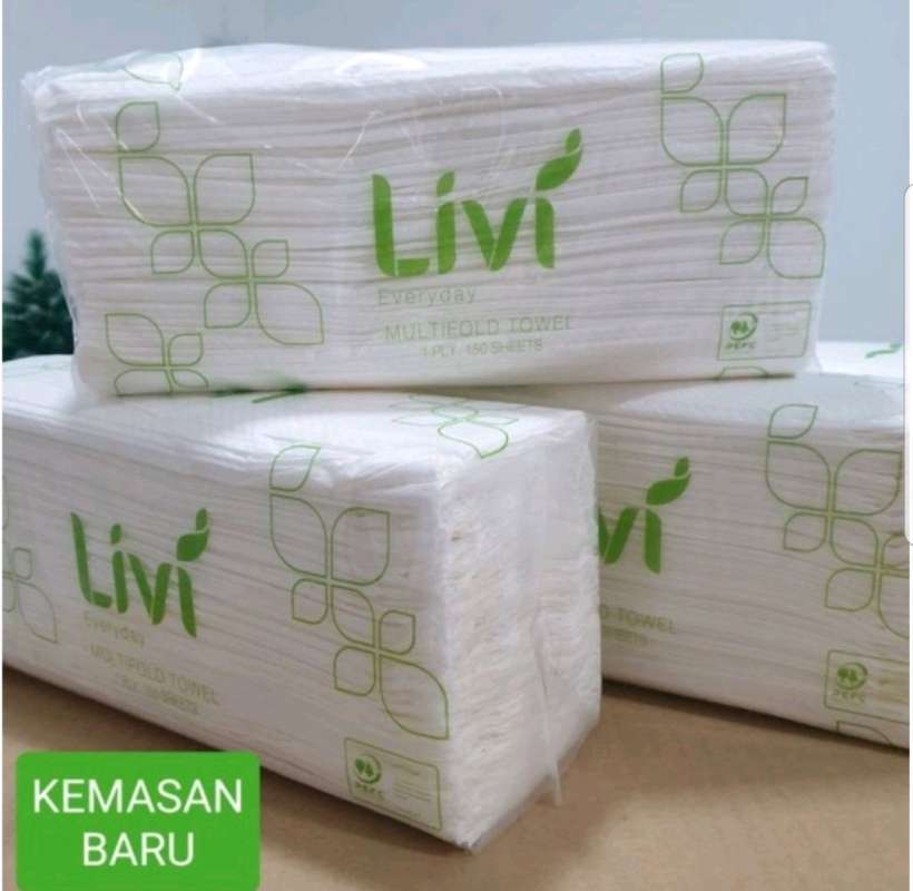 Jual Tissue LIVI Everyday MULTIFOLD TOWEL 1 PLY 150's | SMART di Seller  Chiuustore - Kota Deltamas Caribbean A29 | Blibli