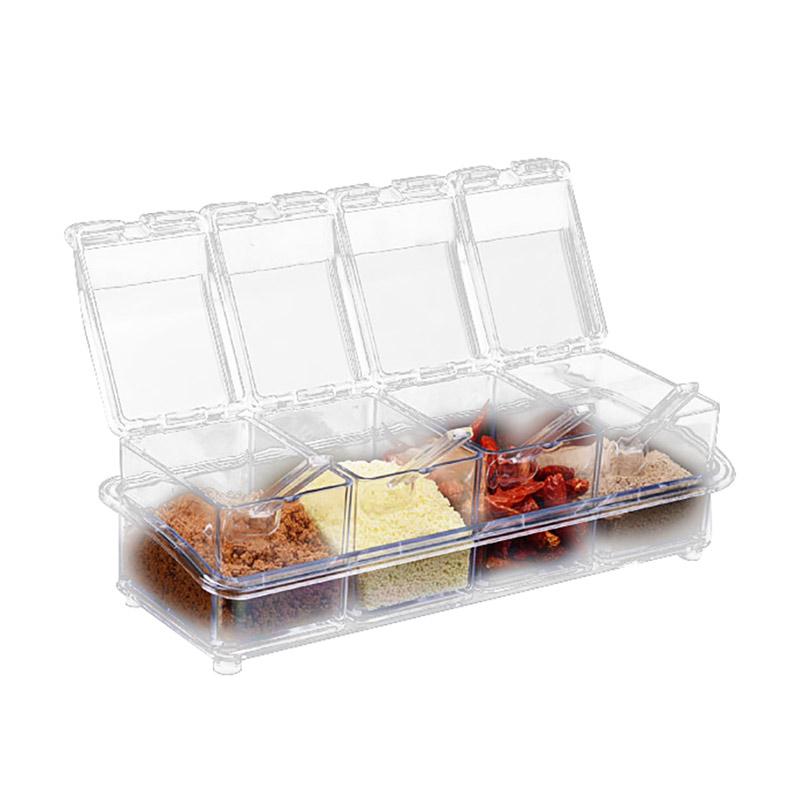 Jual Bluelans Transparent Salt Sugar Pepper Spice Seasoning